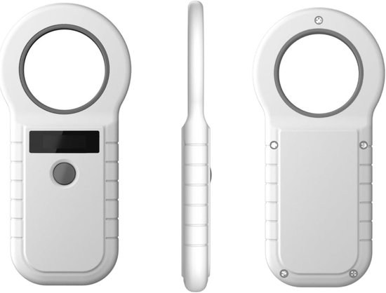 Chip Lesegerät Für Haustiere Chip Lesegerät Chip Lesegerät Für Haustiere Hunde/katzen/nutztiere 134,2 Khz/125 Khz Mit Oled Display Weiß