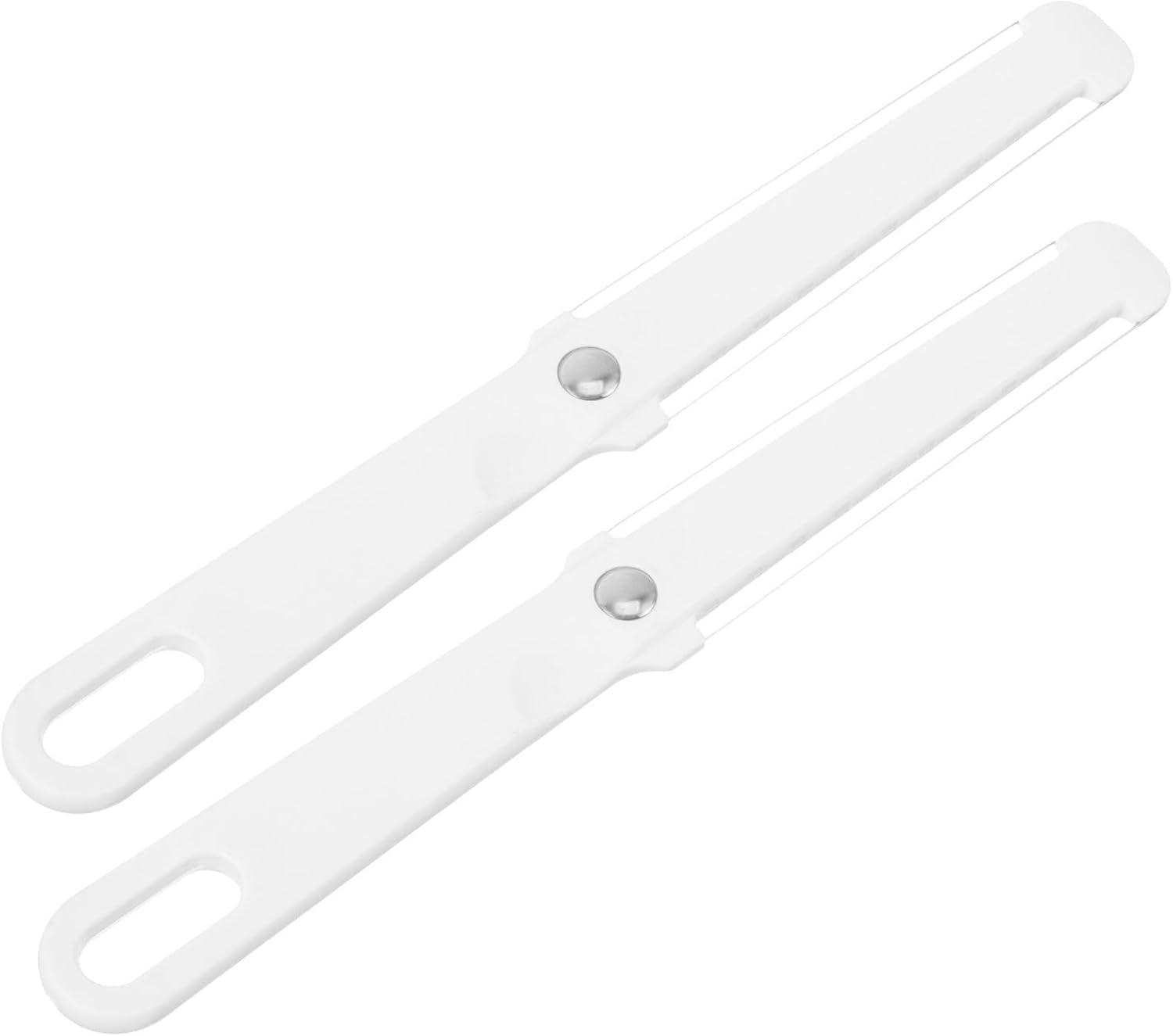 Set Mit 2 Ergonomischen, Glatten, Weißen Käsemessern Aus Kunststoff Zum Schneiden Von Käse Und Kuchen, Für Restaurants Und Lebensmittelgeschäfte