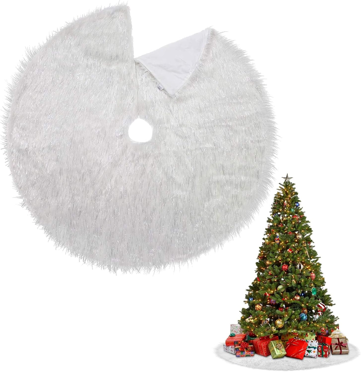 Weihnachtsbaumunterlage, Weihnachtsbaumrock 78 Cm, Weihnachtsbaumfußabdeckung Für Weihnachtsdekorationen, Weihnachtsbaumrock