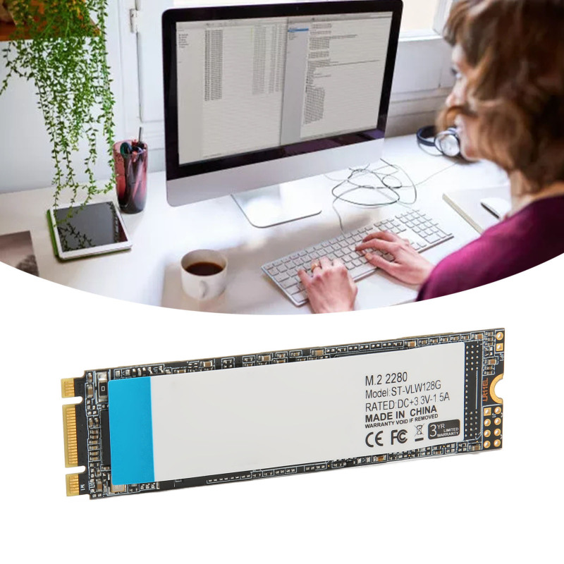 128 Gb M.2 2280 Sata Iii 6 Gbit/s 3d Tlc Nand Interne Gaming-ssd (500/450 Mb/s) Für Desktop- Oder Laptop-mainboards