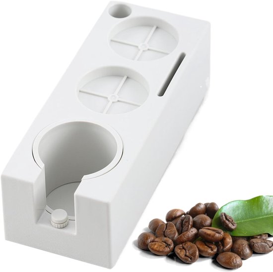 Kaffeetassenstation – Kaffeeorganizer – Espressozubereitung – Optimierter Arbeitsablauf – 8,8 X 10,7 X 8,8 Cm – Weiß
