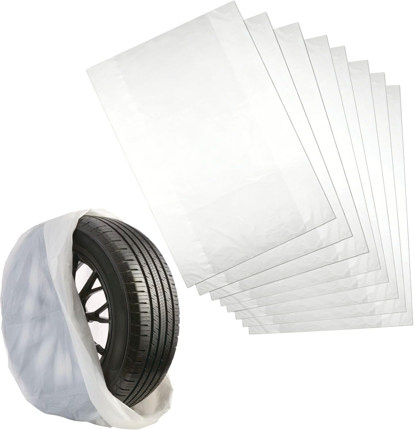 Set Mit 8 Reifentaschen – 100 X 100 Cm – Wasserdichte Schutzhülle Für Autoreifen – Staubdicht – Für Alle Autoreifen