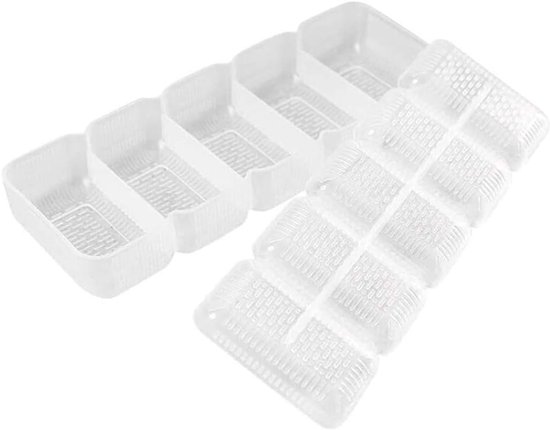 5-teiliges Sushi-formen-set – Reisform-set – Diy-werkzeuge – Antihaft-presse – Bento-werkzeug (weiß)