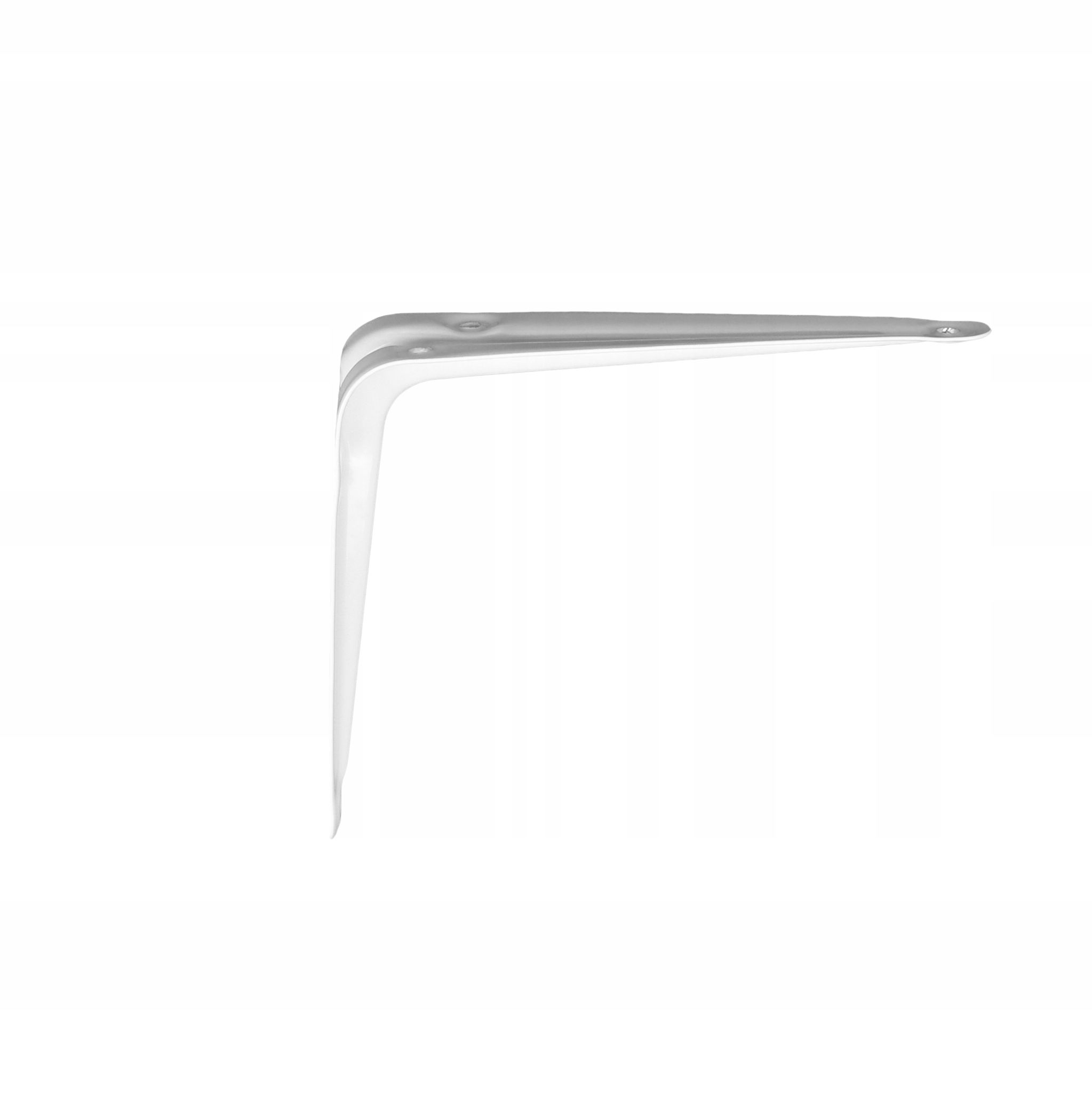 Tischplatten-regalträger, Stabiler Winkel, 200 X 150 Mm, Stahl, 1,1 Mm, Weiß
