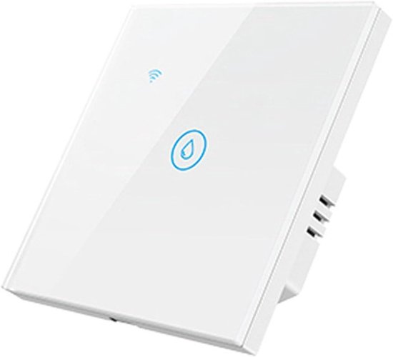 Intelligenter Warmwasserbereiter-schalter – Heiztimer – Warmwasserbereiter-steuerung – Kapazitive Touch-steuerung – 40 A, 8000 W – Weiß