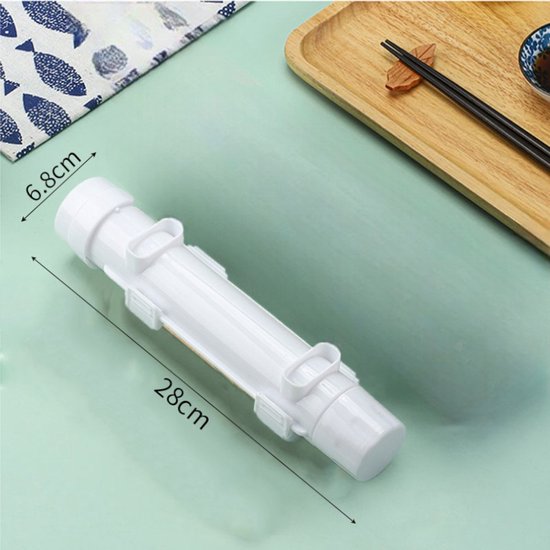 1 Stück Sushi Maker Sushi Küchenhelfer Sushi Reisballform Sushi Bazooka Ideales Sushi Werkzeugset Für Anfänger Und Fortgeschrittene Weiß Sushi Se
