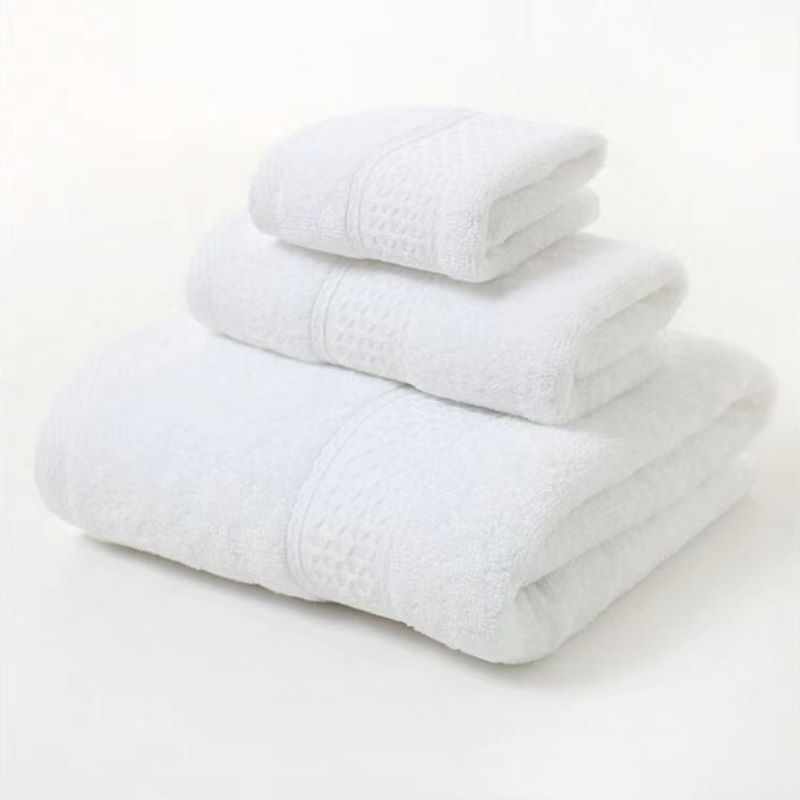 Ultraweiches Und Hochsaugfähiges Handtuchset Aus Reiner Baumwolle, 3-teilig, Bestehend Aus 1 Badetuch, 1 Handtuch Und 1 Waschlappen Für Das Badezimmer Zu Hause.