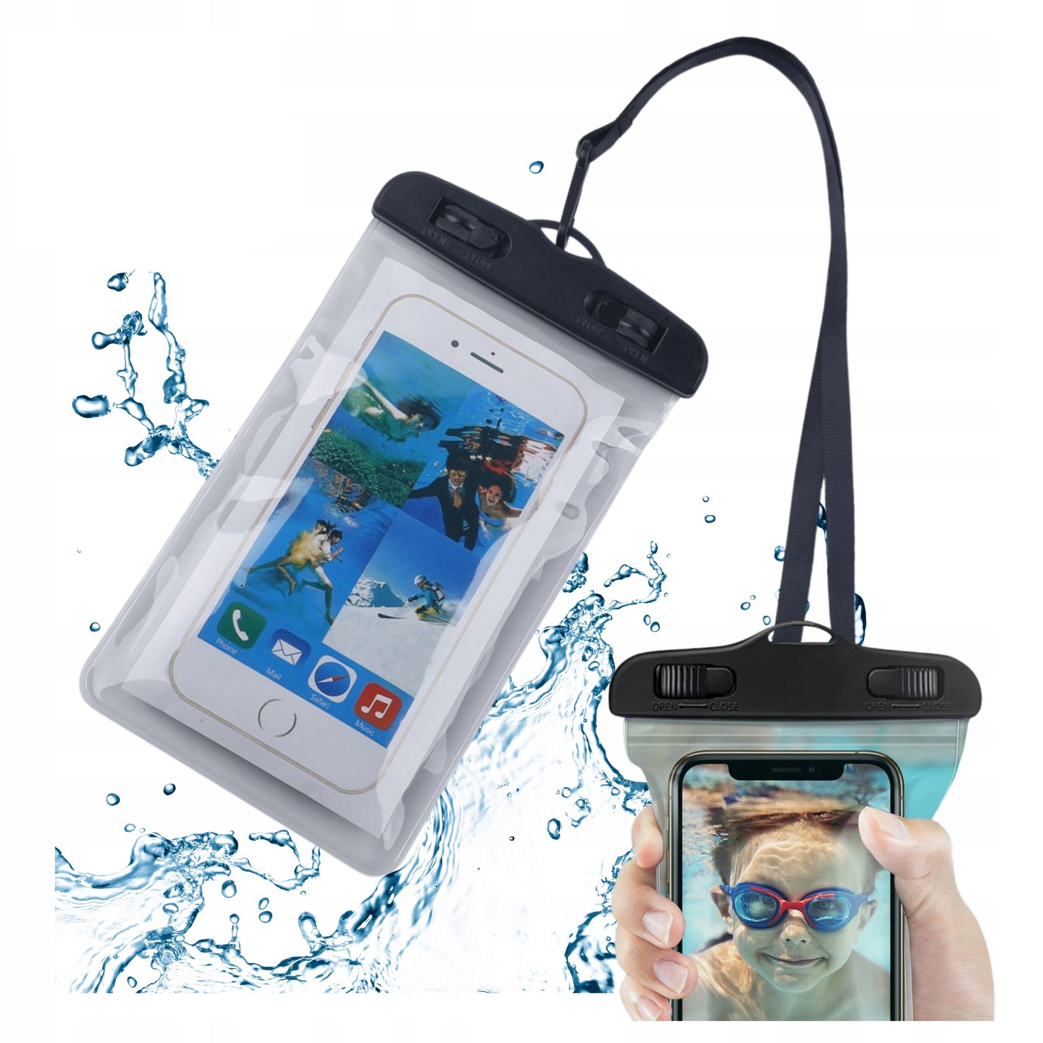 Bb67 Wasserdichte Hülle Für Tablet 6,5" Und Handys
