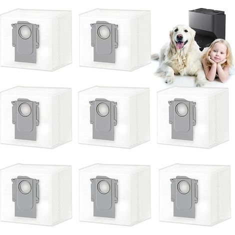 8er-pack Staubbeutel Für Roborock S8+/s8 Pro Ultra/s7 Maxv Ultra/s7pro Ultra/q7+/q7max+/q8 Max+/q5 Pro+ Staubsaugerstation, Ersatzteile