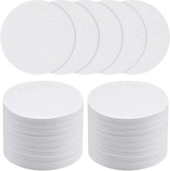 Kaffeefilterpapier, 400 Stück × 54 Mm Runde Papierkaffeefilter, Mikro-papierfilter-ersatz, Kompatibel Mit Kaffeemaschinen Und Espressomaschinen – Weiß