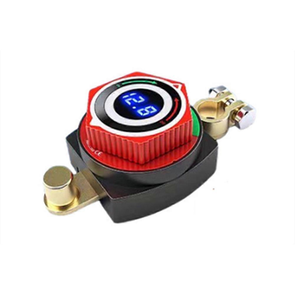 Digitaler Batterietrennschalter Mit Led-voltmeter, Dc 5–80 V Ein/aus, Für Auto, Wohnmobil, Boot