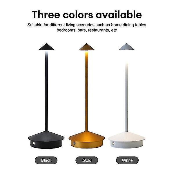 Dimmbare Led-tischleuchte Aus Aluminium, Schutzart Ip54, Für Den Innen- Und Außenbereich Geeignet, Mit Ladestation, Höhe 29 Cm, Europäischer Stecker