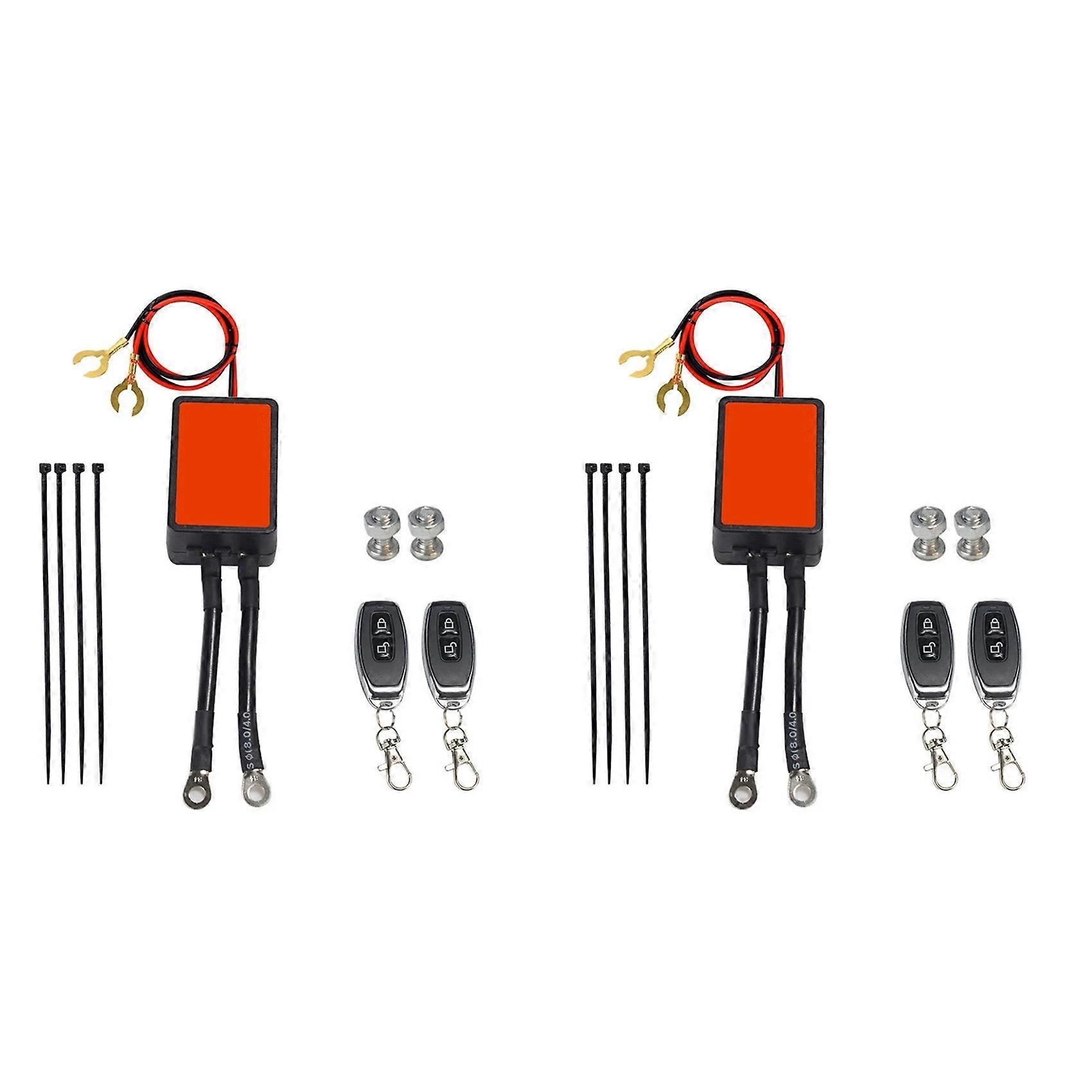 2 Universelle Trennschalter Für 12v 300a Motorradbatterie Mit 2 Ferngesteuerten Intelligenten Trennschaltern