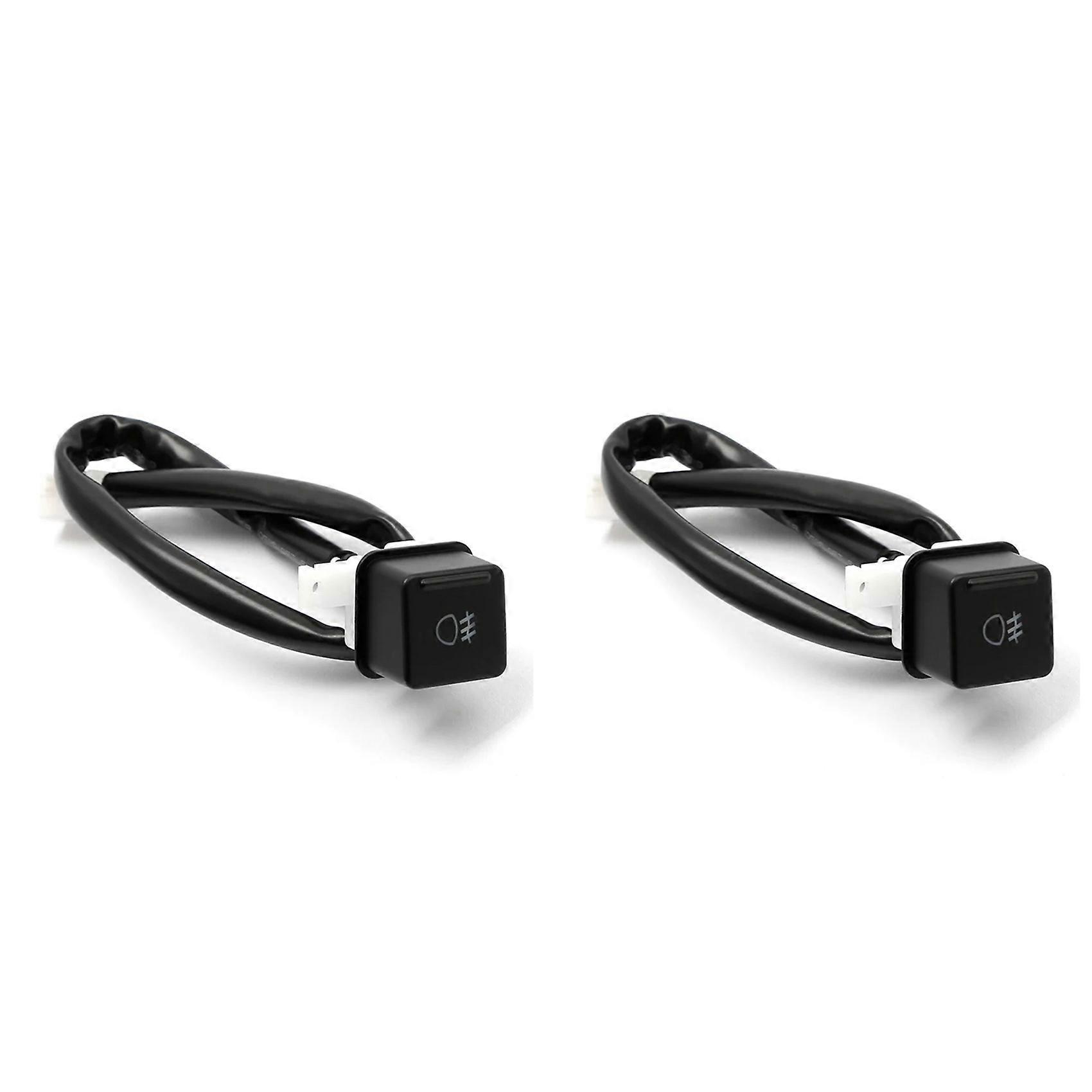 Satz Mit 2 Druckknopfschaltern Für Honda Goldwing Gl1800 2012-2017 Und F6b 2013-2017 Motorrad-nebelscheinwerfer (schwarz)