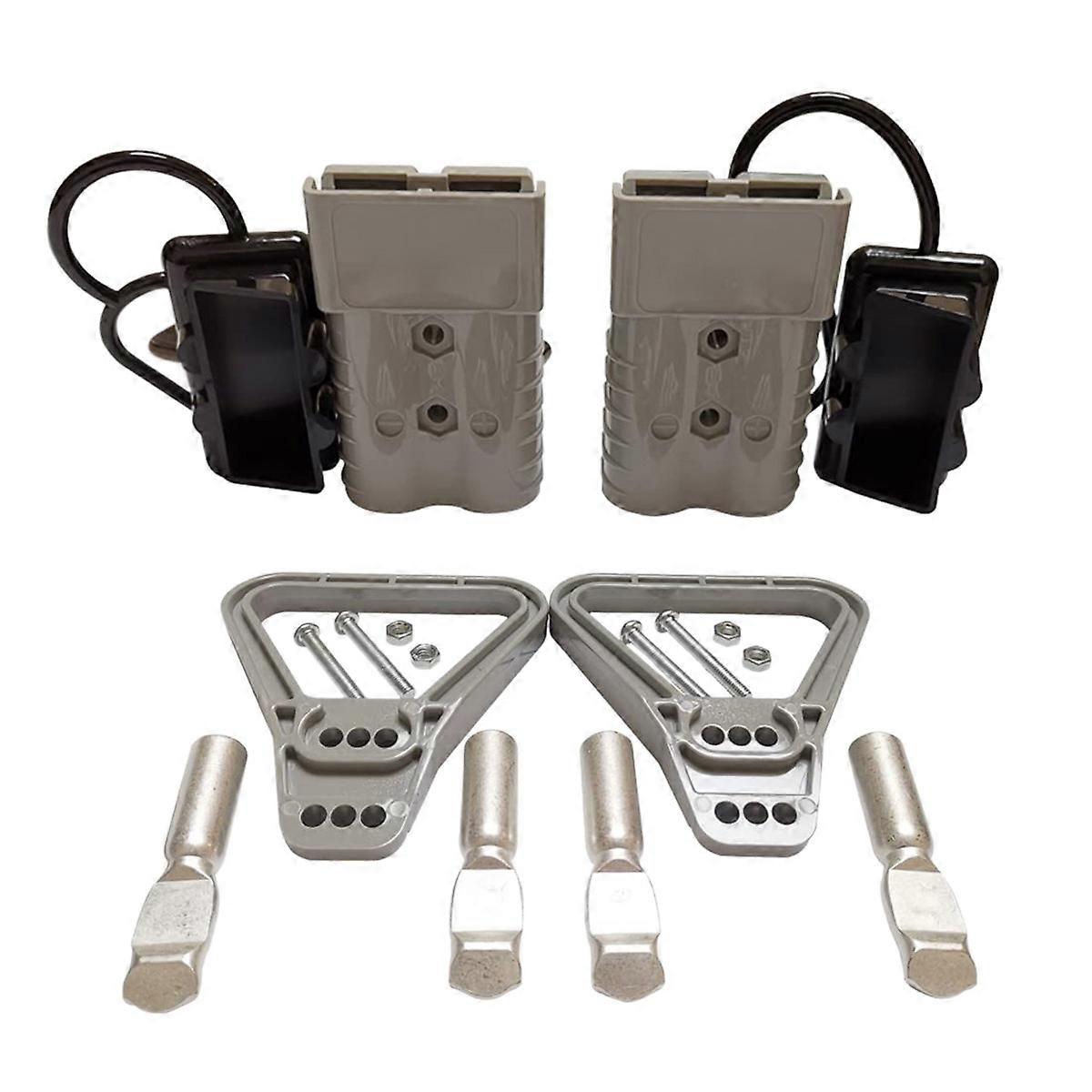 Set Mit 2 350a 2 Awg Batteriestromanschlüssen Für Atv-winde (grau)
