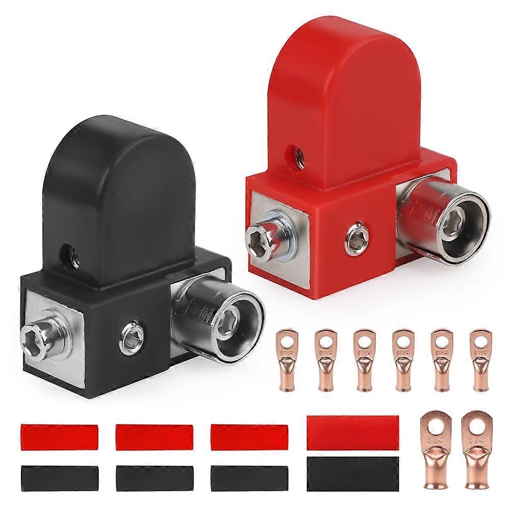 Massive Messing-batterieanschlüsse (positiv Und Negativ) Mit Adapterringen, 1x0/2/4- Und 1x4/8-ausgänge
