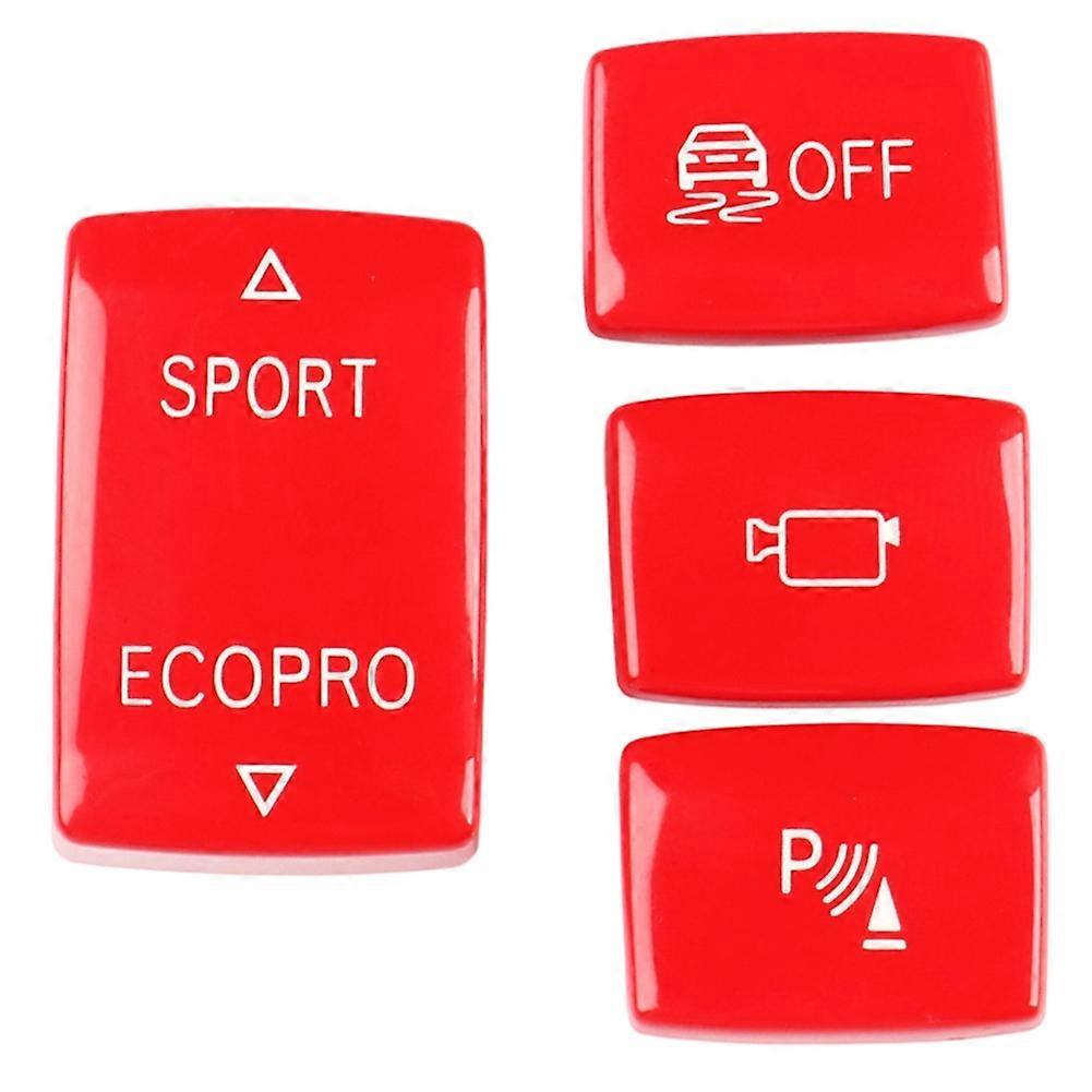 Schalthebelabdeckung Mit Esp-sportradar Für Bmw 1er, 2er, 3er Und 4er Reihe (f20, F22, F23, F30, F32, F36) – Rotes Interieurzubehör