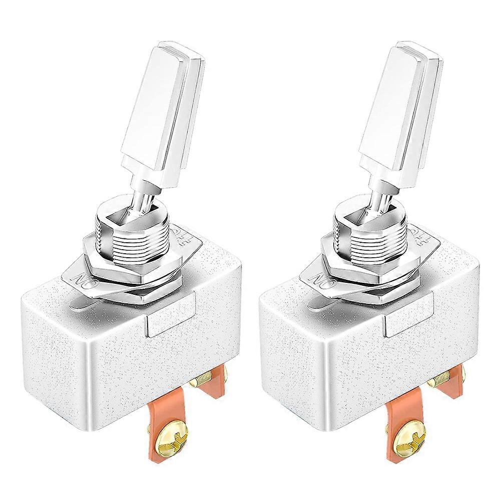 Hochleistungs-wippschalter 50 A 12 V, 2-polig, Spst, Ein/aus, Verchromt, 2er-pack Für Kfz-anwendungen