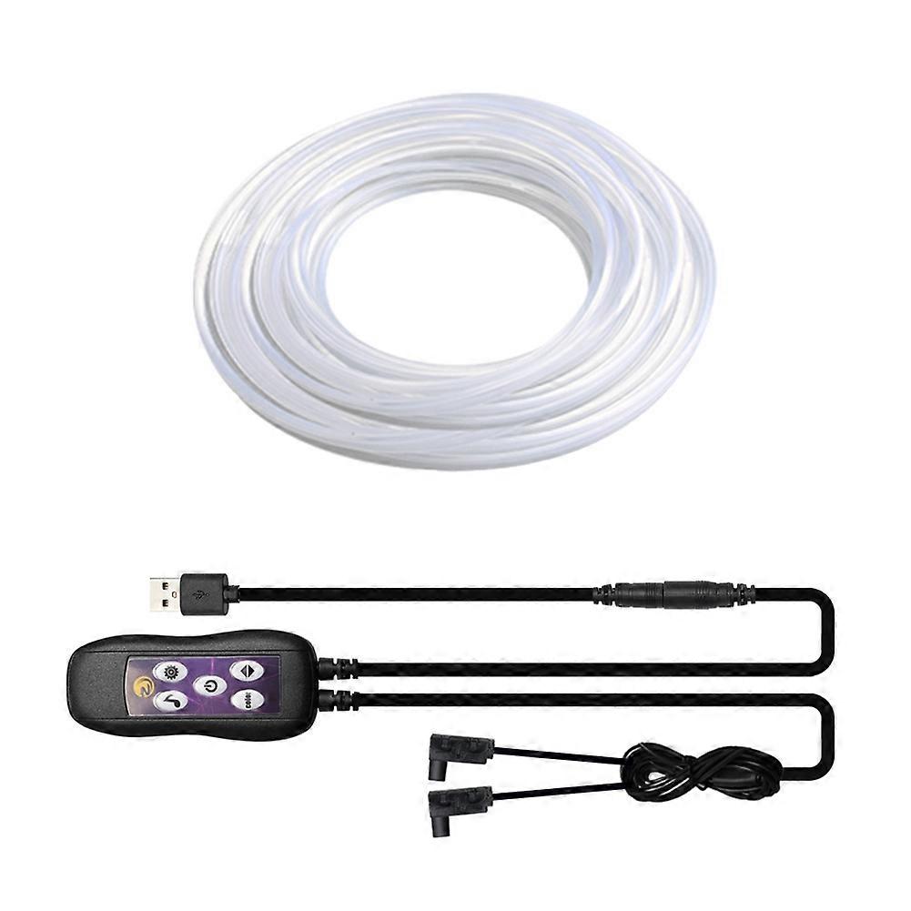 Flexibler Led-ambientebeleuchtungsstreifen Für Den Fahrzeuginnenraum, Usb-lichtwellenleiter, Für Tesla Model 3/y