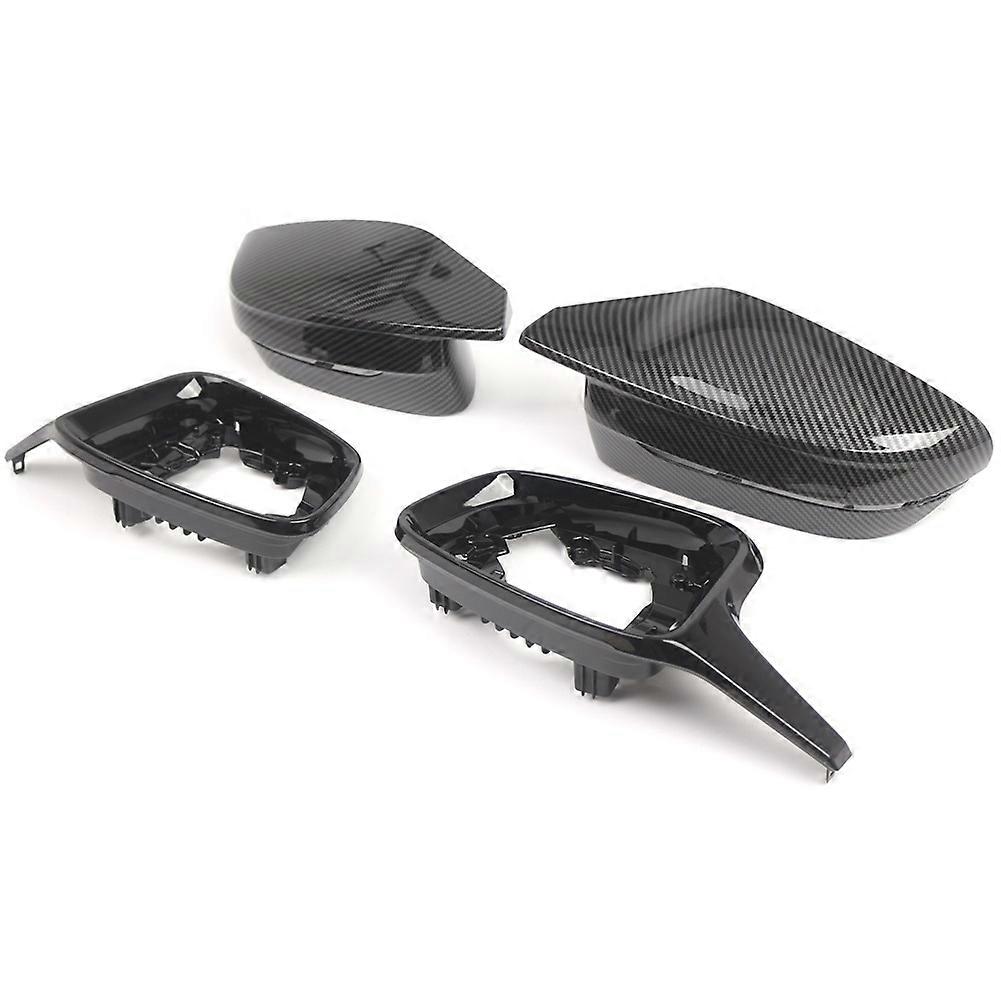 4 Spiegelkappen + Befestigungsringe, Passend Für Bmw 3er G80 M3 (2020–2024), Außenspiegelgehäuse 51168075063 51168075064