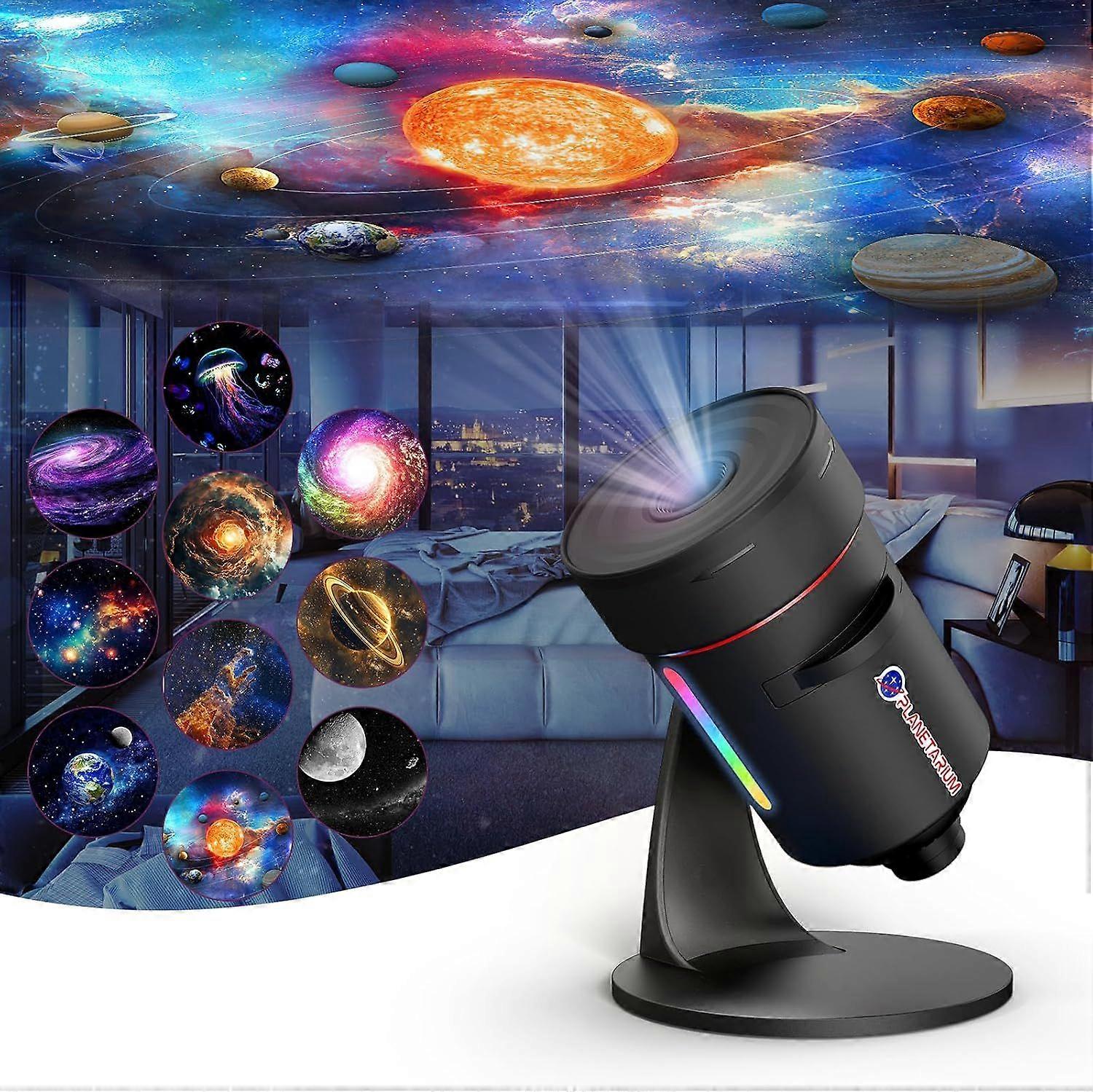 Verbesserter Sternenprojektor 2026, Planetarium-galaxienprojektor Für Die Schlafzimmerdecke, Sternenhimmel-nachtlicht Mit 360° Drehbarem Nebel, Verstellbarem Drehknopf Und Ti