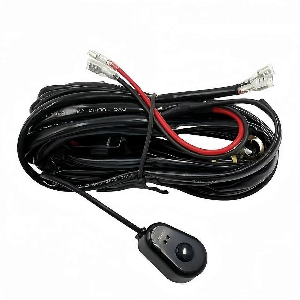 Universeller Kabelbaum Für 300w Led-lichtleiste, 18 Awg Kabel Mit 12v 40a Relais Und Ein/aus-schalter, Für Lkws, Suvs, Quads Und Offroad-ssvs.
