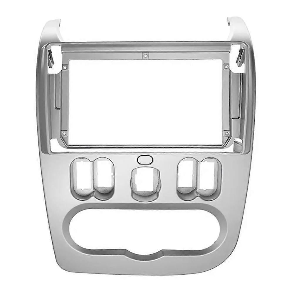 Doppel-din-dvd-autoradioblende Für Renault Logan 2010-2013 (linkslenker), 9-zoll-adapter, Cd-blenden-abschlusssatz.