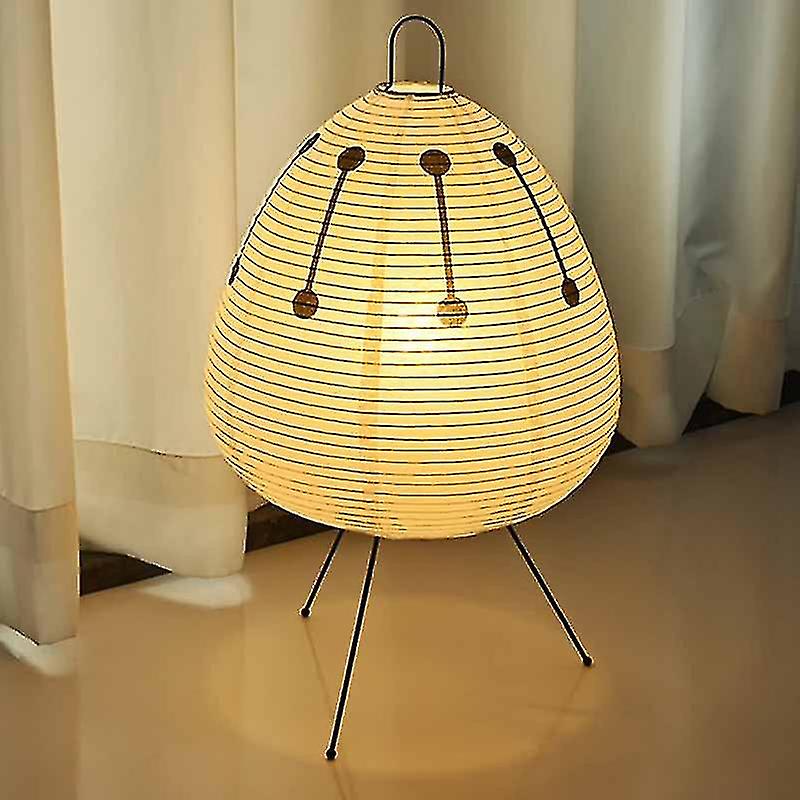 Akari Noguchi Tischleuchte Von Dd-japanese Design: Stehlampe Aus Reispapier Für Schlafzimmer, Büro, Wohnzimmer, Bar – Dekorative Wohnraumbeleuchtung – Hao
