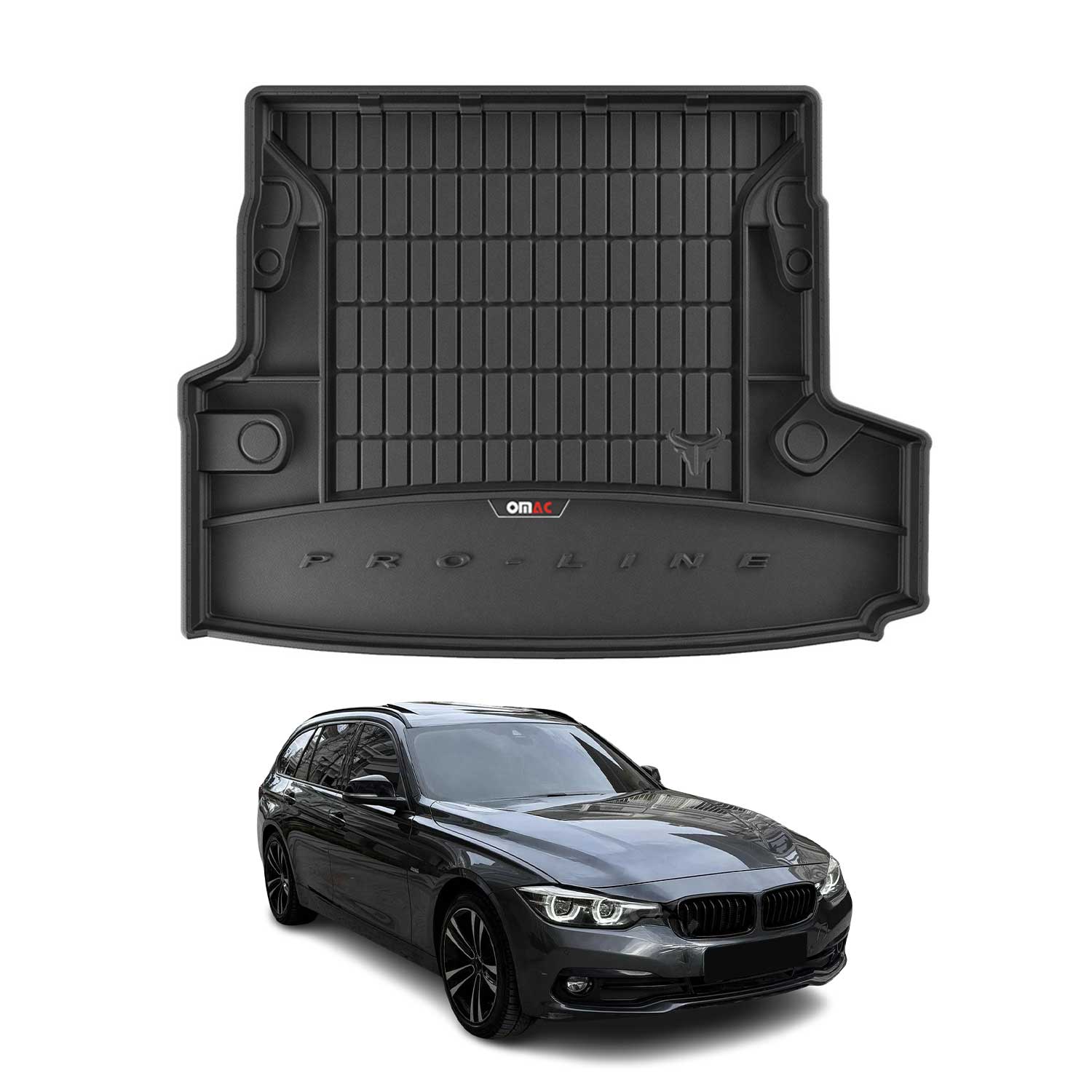 Omac Gummi Kofferraumwanne Für Bmw 3er F31 Touring 2011-2019 Tpe Laderaumwanne