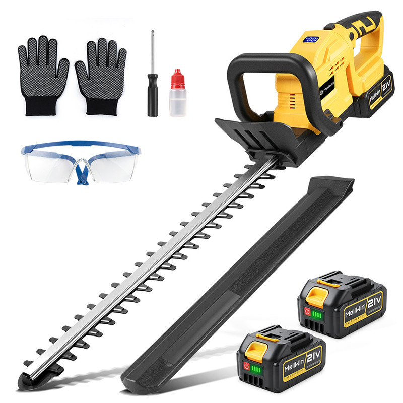 Elektrische Heckenschere (21 V), 540 Mm Schnittlänge, 26 Mm Schnittabstand, 180°-neigungswinkel, Inklusive 2 X 4,0-ah-akkus Und Ladegerät