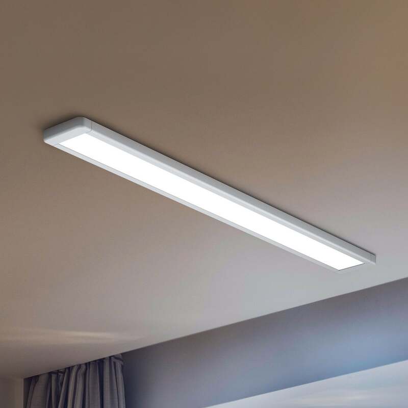 [gebraucht] B-ware Osram Deckenleuchte Lichtleiste Led Weiß Aluminium Office Line 122 Cm 4000 K
