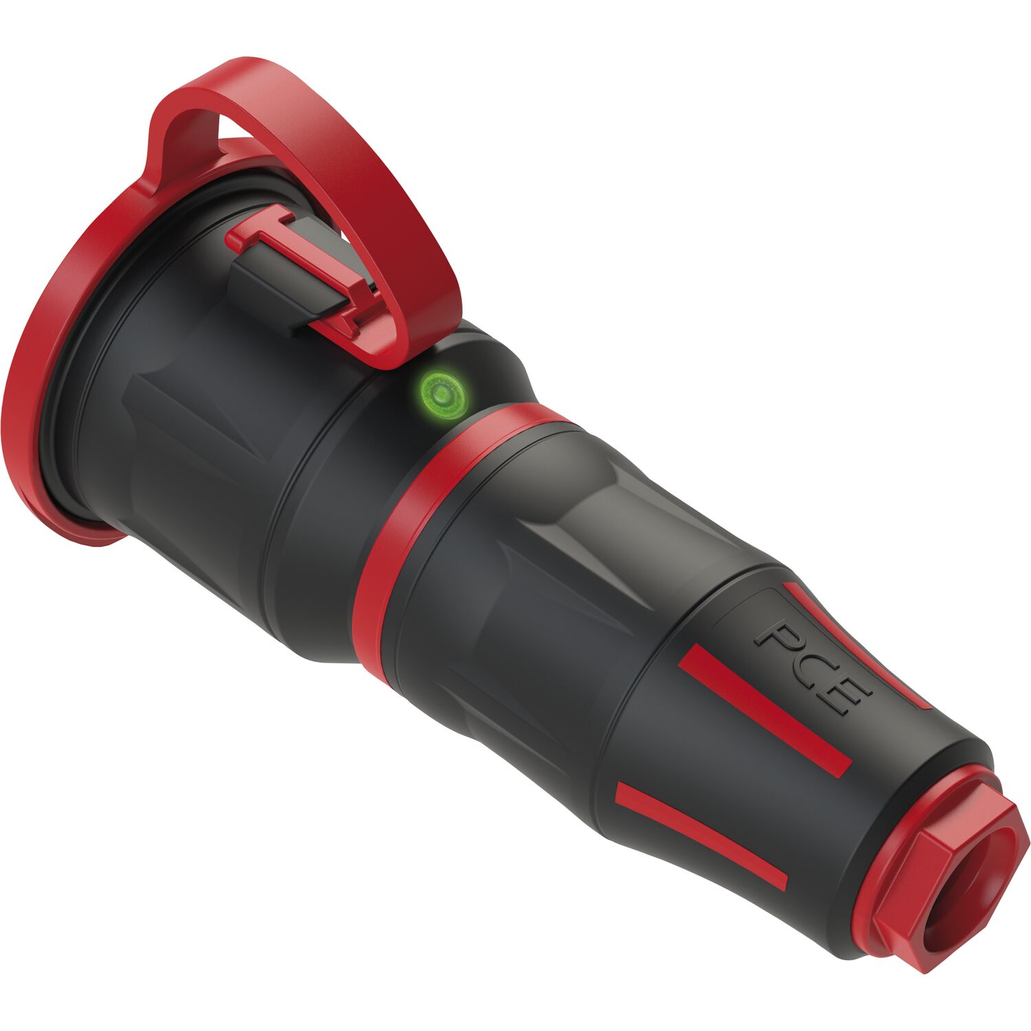 Pce Schutzkontaktkupplung Taurus2 2-polig Mit Deckel Led Ip54 - Robuste Baustellenkupplung
