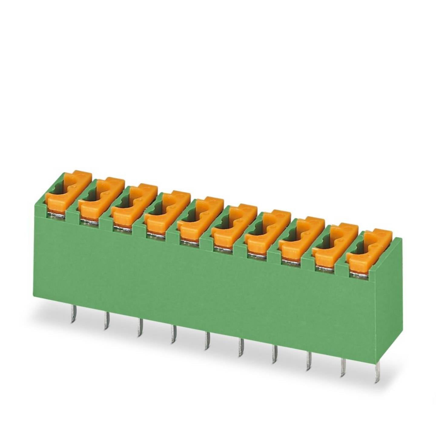 [neuwertig] B-ware Phoenix Contact Leiterplattenklemme Fk-mpt 0,5/4-3,5 Push-in Grün 50 St.