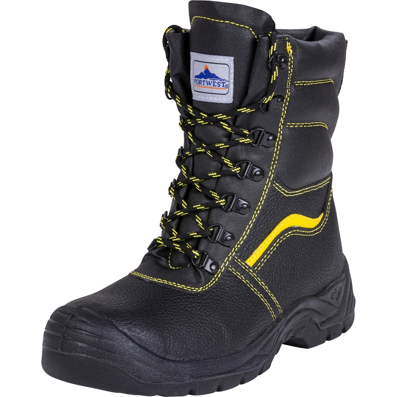Hochschutzstiefel Protector Gefüttert S3 Ci Src Steelite Schwarz 43