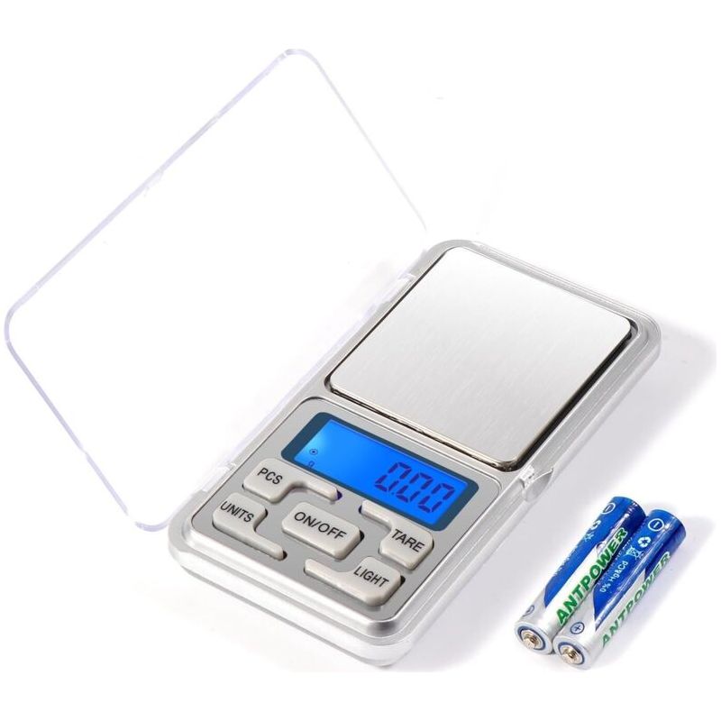 Präzisionswaage 0,01 Ga 500 G, Kleine Präzisionswaage Mit Hintergrundbeleuchtetem Lcd-bildschirm, Mini-präzisionsküchenwaage Zum Kochen, Für Cafés, Reisen, Medizin Und Schmuck.