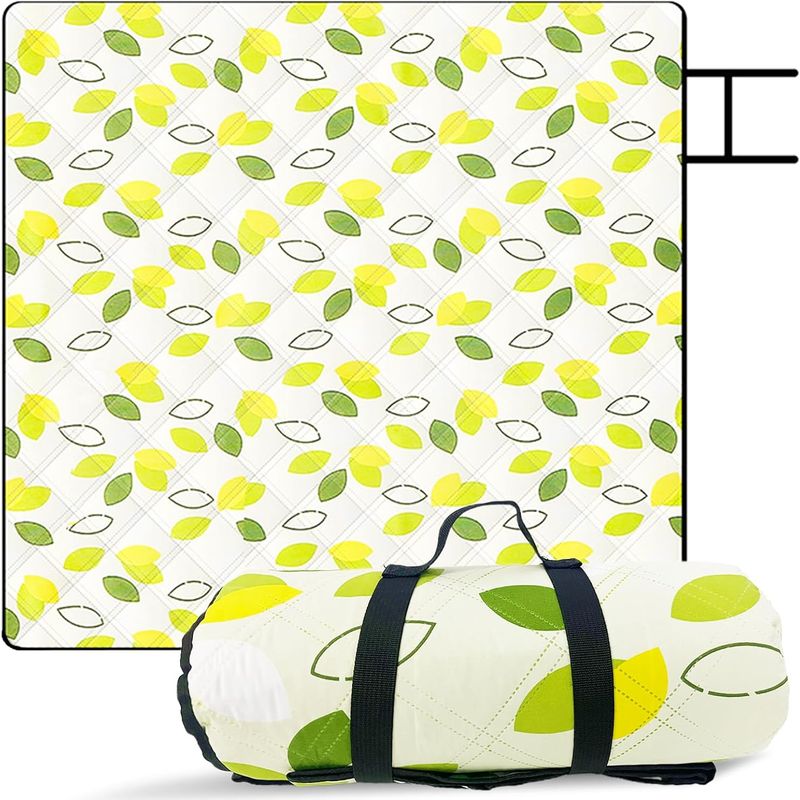 Picknickdecke (200 X 200 Cm), Picknicktischdecke, Faltbare Picknickmatte, Für Garten, Grillen, Wandern, Reisen, Camping