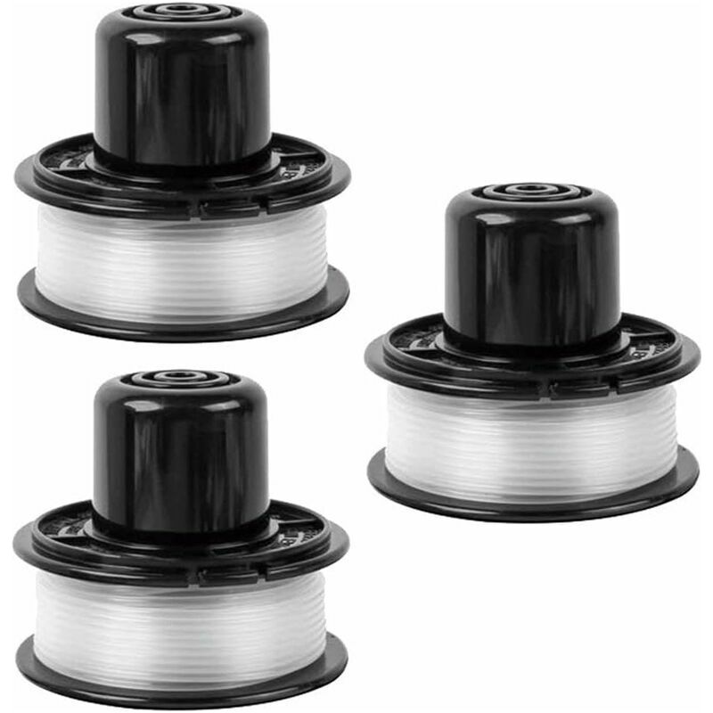 Trimmerfadenspule A6226 Für Black & Decker Gl360 / Gl310 / Gl250 / Gl360sb Freischneider. Ersatzteil Für Black & Decker Akku-freischneider A6226 Gl360 (1,6 Mm, 6,0 M, 3er-pack).