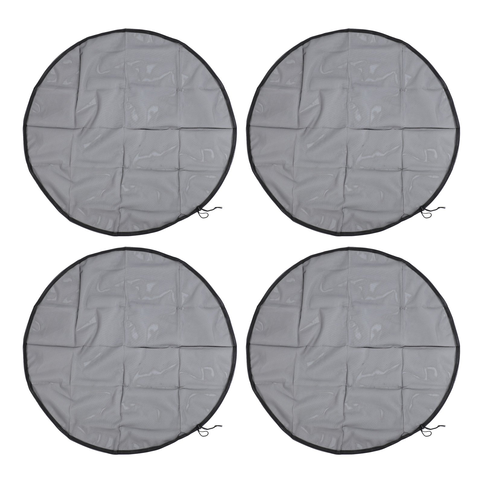 Set Mit 4 Netzabdeckungen Für Regenwassersammler Mit Kordelzug, Schutz Für Eimer Und Tanks, 95 Cm (37,4 Zoll).