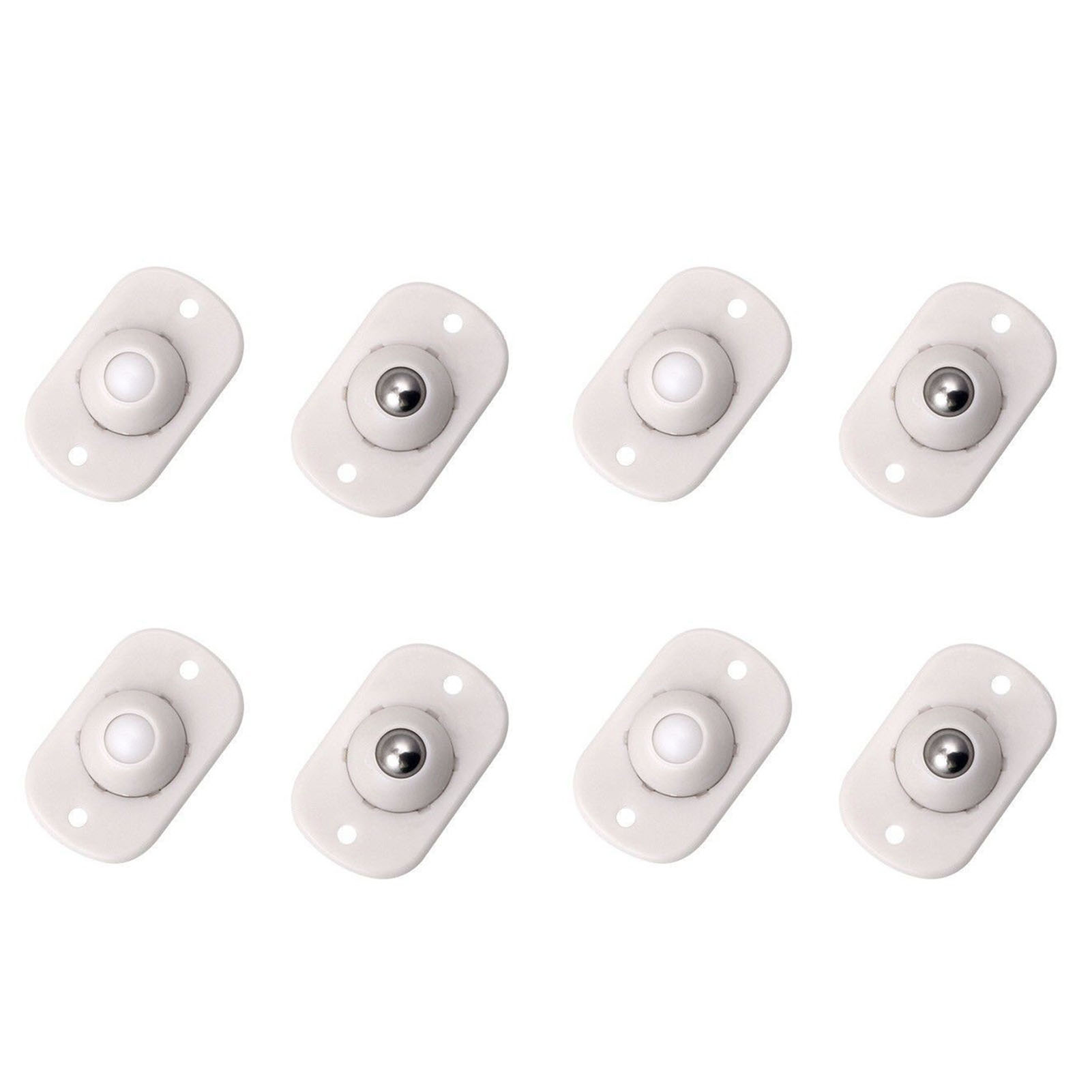 Set Mit 8 Universellen, Geräuschlosen, Bohrfreien, Selbstklebenden Mini-rollen Für Schreibtische, Stühle Oder Schränke