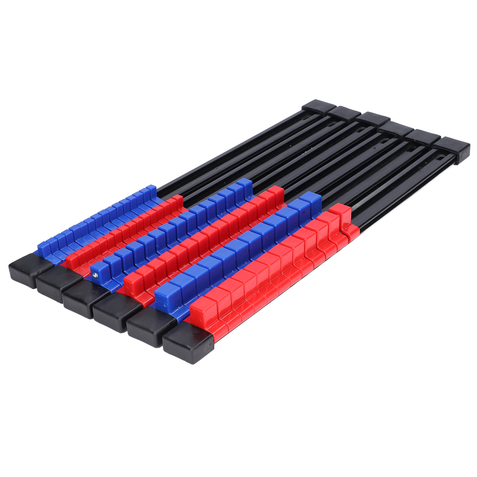 Steckschlüssel-aufbewahrungstablett (6-teilig) Aus Abs, Multifunktional, 1/4", 3/8" Und 1/2", Kfz-reparaturwerkzeuge