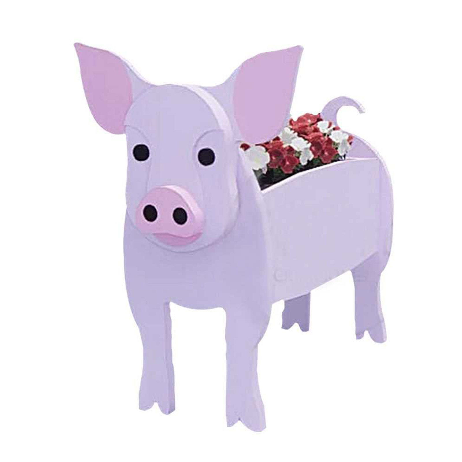 Tierförmiger Blumentopf 34x24cm Aus Pvc, Originell Und Niedlich, In Form Eines Schweins, Ideal Für Sukkulenten Und Kleine Blumen.