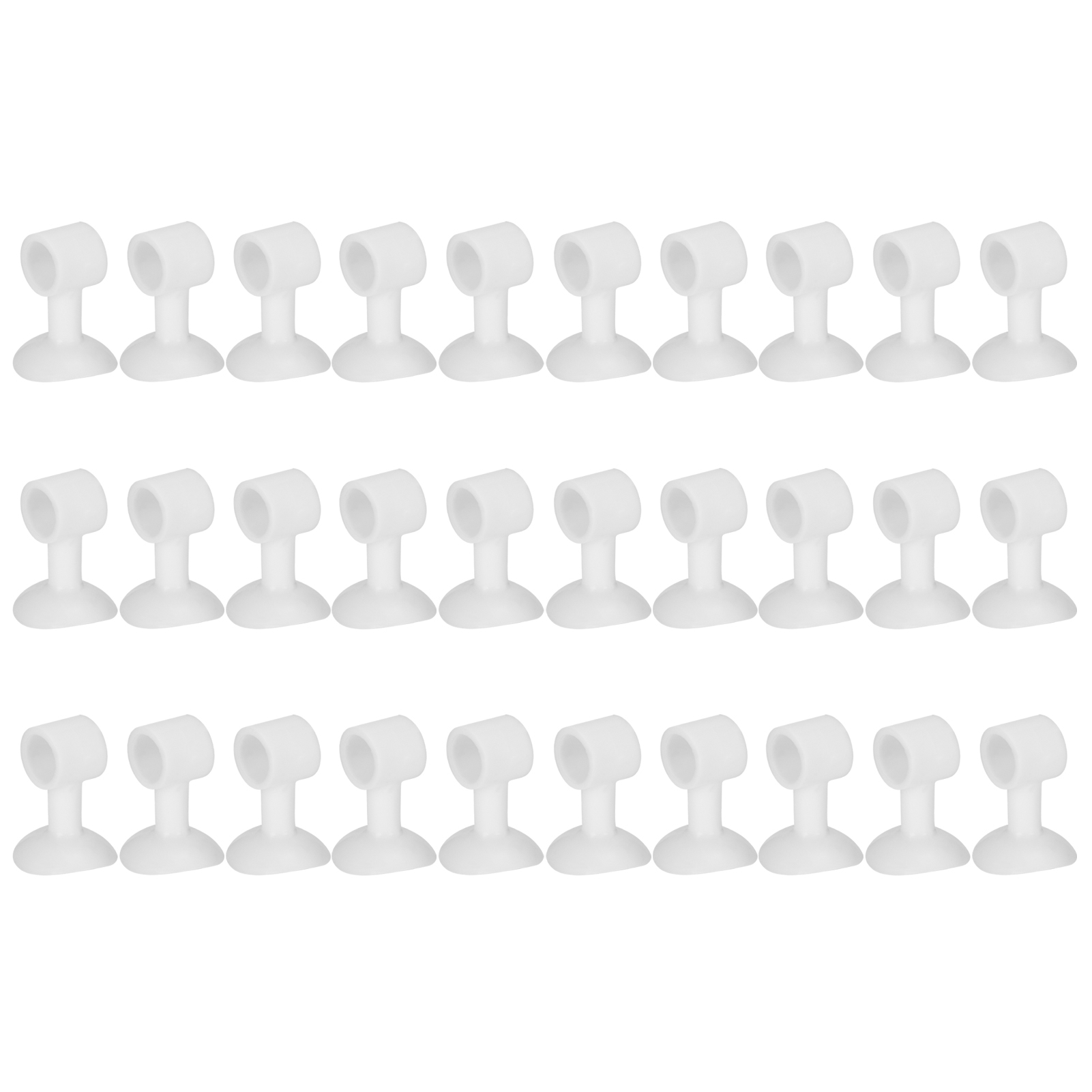 Packung Mit 30 Silikon-türstoppern Zur Kollisionsvermeidung Für Türgriffe, Mit Geräuschlosem Saugnapf Und Stoßdämpfendem Pad.