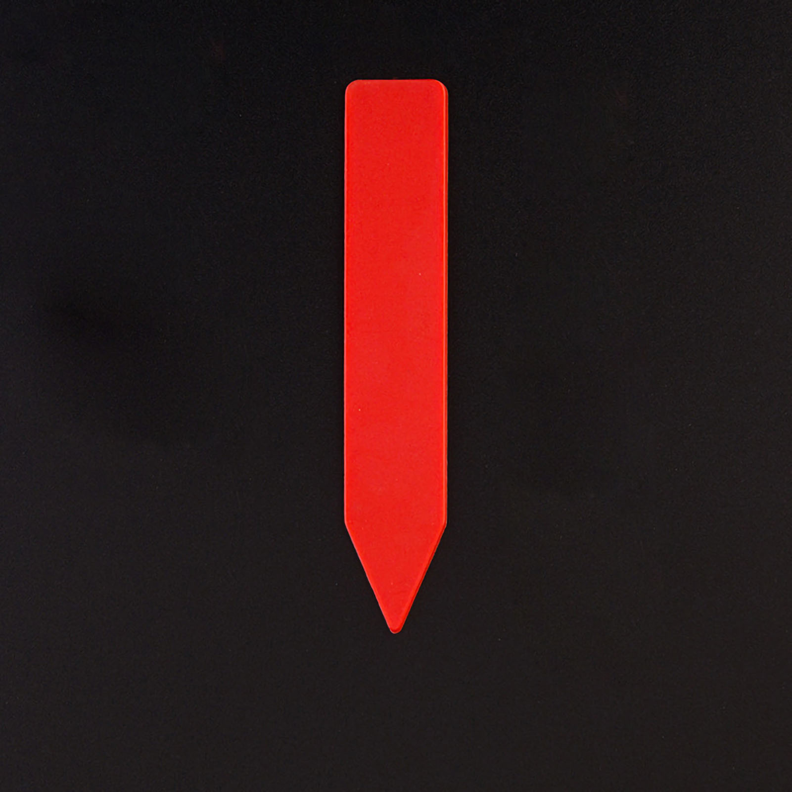 Pflanzetiketten Aus Kunststoff, Etiketten Für Blumensamen, Saatschalenmarkierungen, Gartenbedarf, 10 X 1,8 Cm, Rot