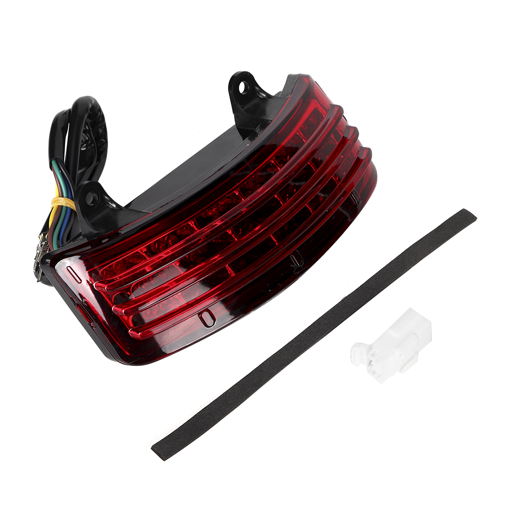 Universelle 12v Led Motorrad-rückleuchte, Bremslicht, Blinker, Rot