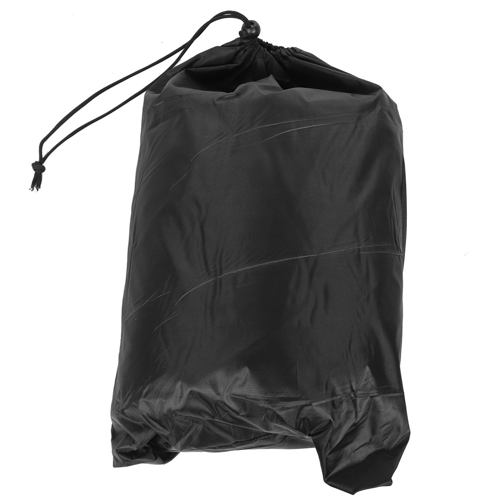 Boots-/yachtabdeckung Aus 420d Oxford-gewebe Mit Silberbeschichtung, Wasserdicht Und Uv-beständig, 530 X 290 Cm, Schwarz