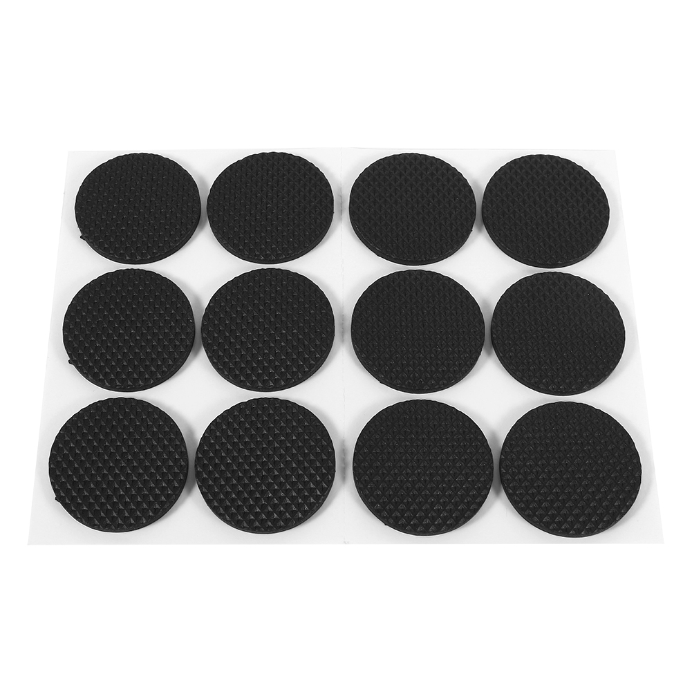 Set Mit 12 Runden, Selbstklebenden Schwarzen Gummischutzpads Für Möbel (sofa, Tisch, Stuhl).