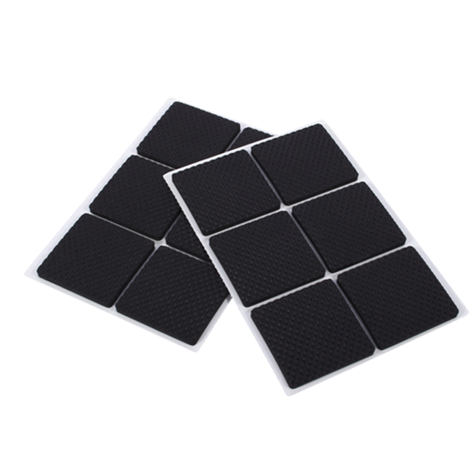 Set Mit 12 Schwarzen, Selbstklebenden Anti-rutsch-schutzpads Für Möbel, Sofas, Tische Und Stühle.