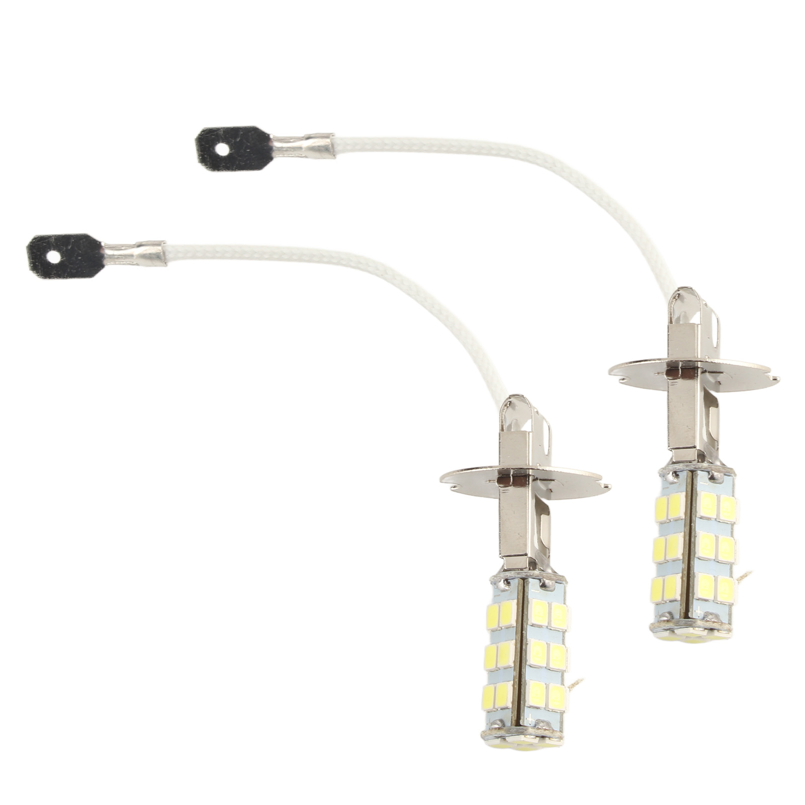 2er-pack H3 3528 28 Smd Xenon-weiße Led-lampen Für Nebel-/tagfahrlicht (drl) Am Auto