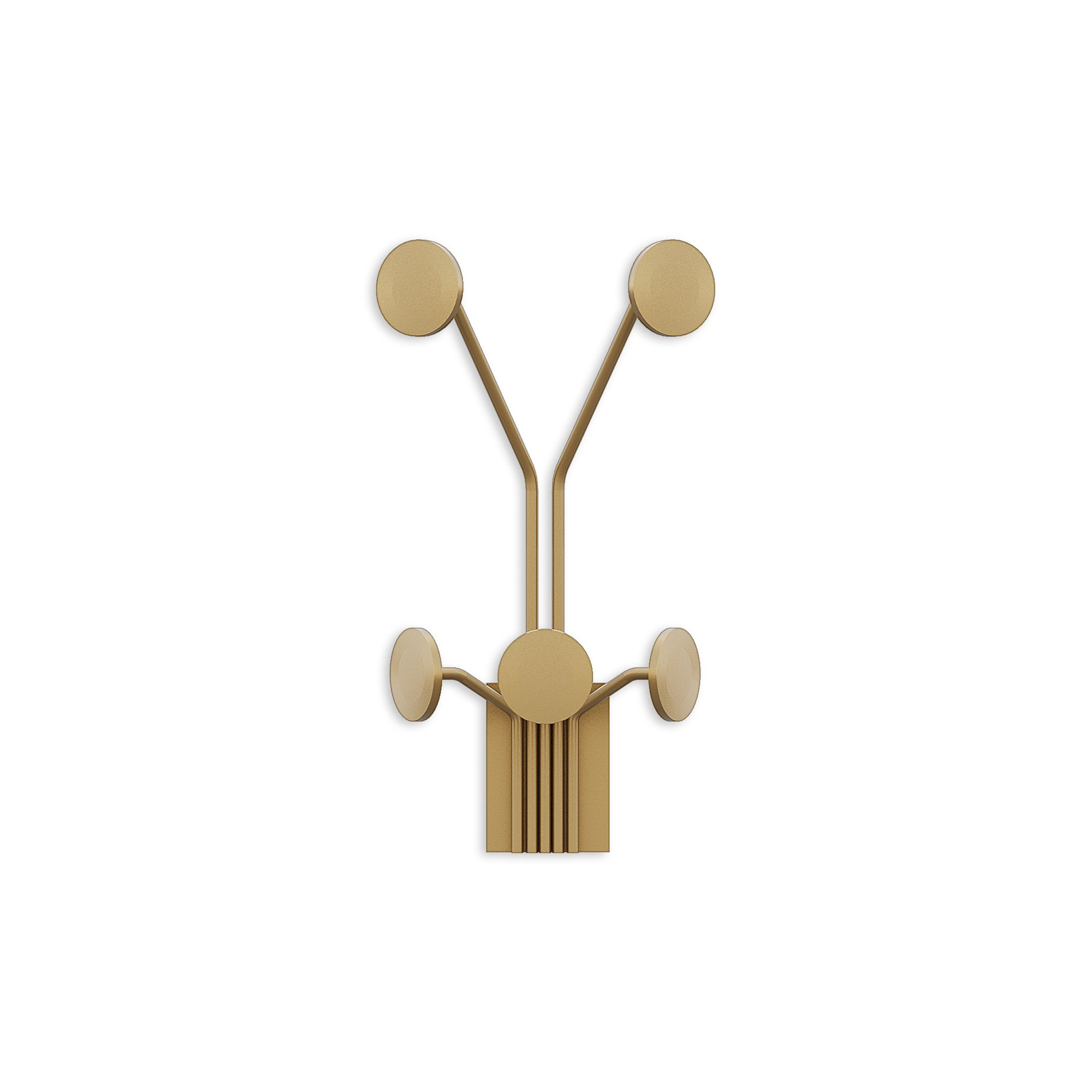 Wandhaken Aus Metall "giraffe" - 24 X 16 X 40 Cm - Gold