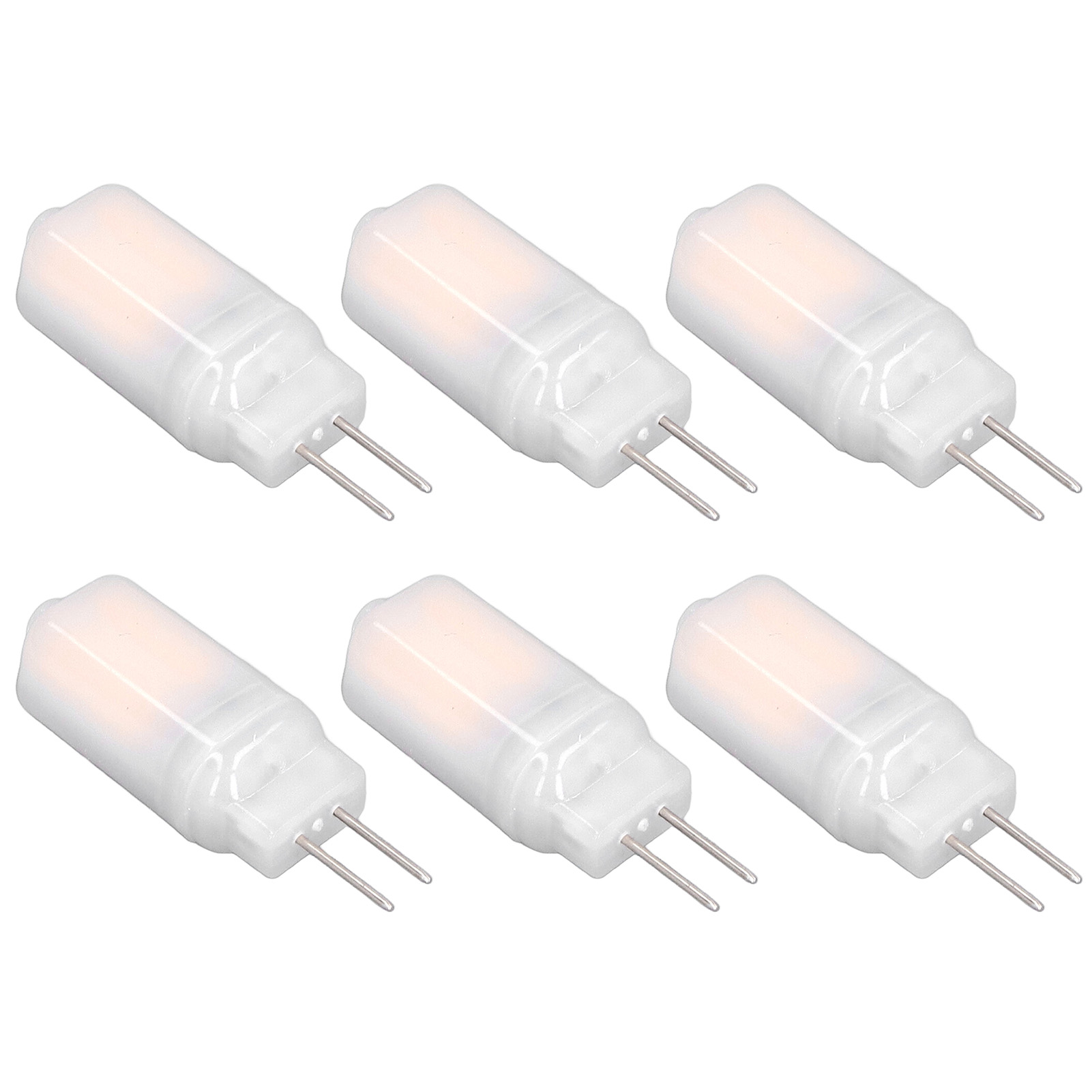 Stück G4 Led-lampen, 12 V, 360°-abstrahlwinkel, 360°-wärmeableitung, Geringer Stromverbrauch, Standardanschluss, 3 W, Warmweiß